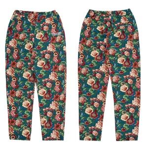 Pleasures Now Studio Floral Beach Pant Floral Size Small